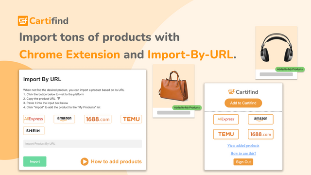 Chrome-Erweiterung - Import von Lieferantenprodukten