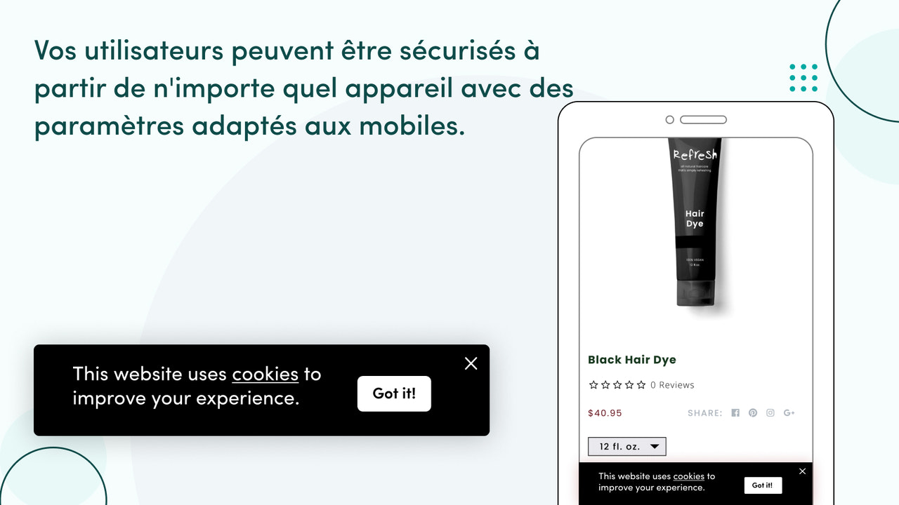 Activez le GDPR/CCPA sur ordinateur et mobile.