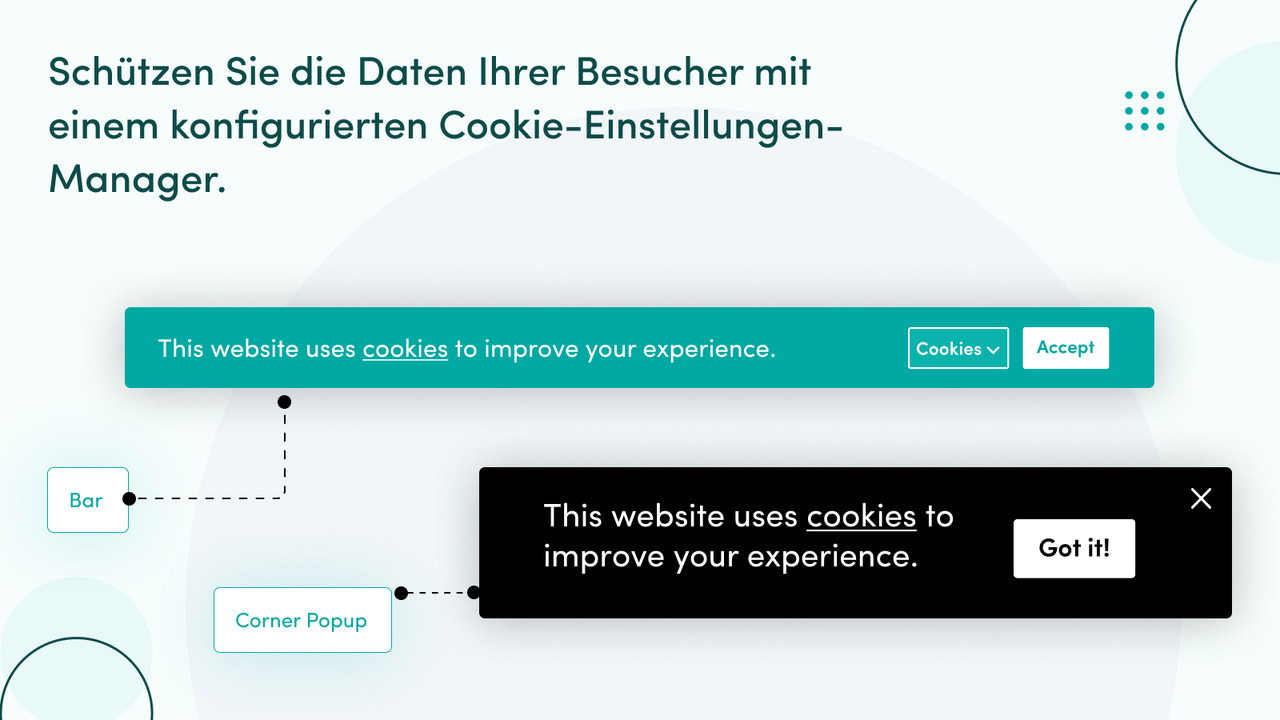 Nutzen Sie unseren konfigurierten Cookie-Einstellungsmanager.
