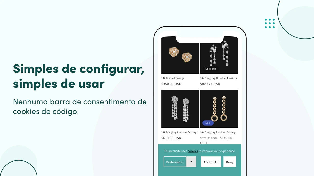 Simples de configurar, simples de usar