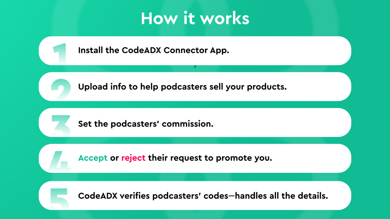 CodeADX: Cómo funciona