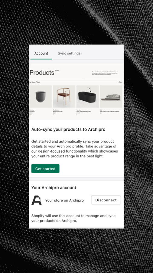 Get started to automatically sync your products