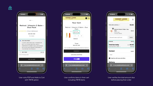 TryOnify user flow