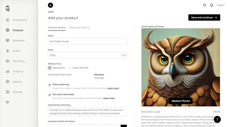 SendOwl Screenshot