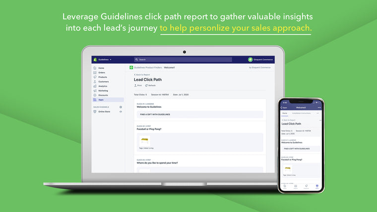 Guidelines Product Finders Screenshot