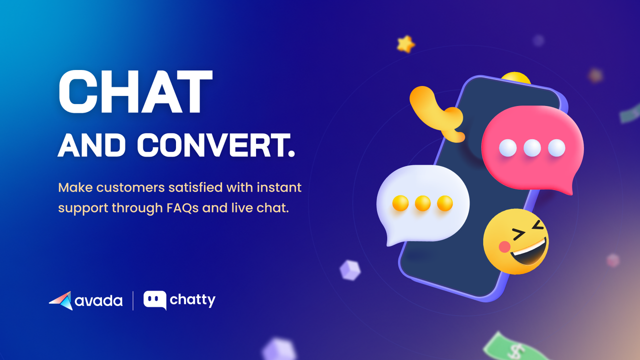 Chatty Live chat, FAQs, helpdesk customer support solution