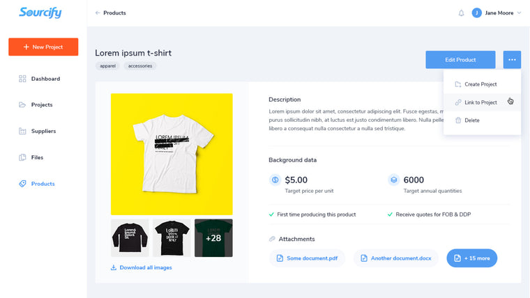 Sourcify Product Sourcing Screenshot