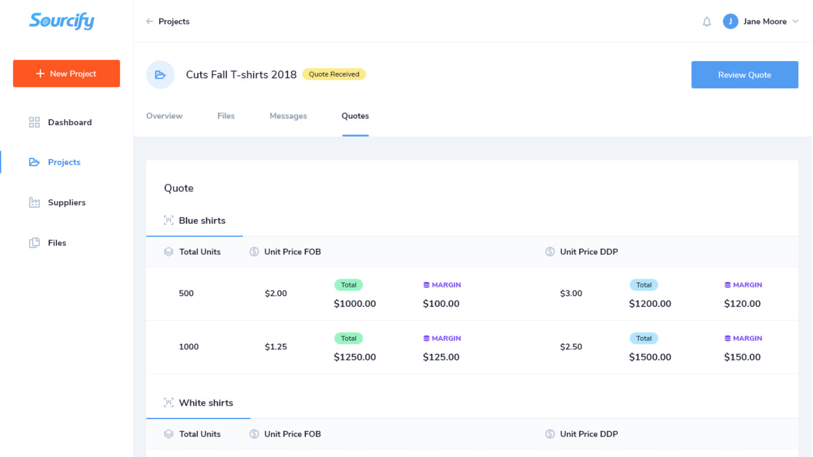 Sourcify Product Sourcing Screenshot