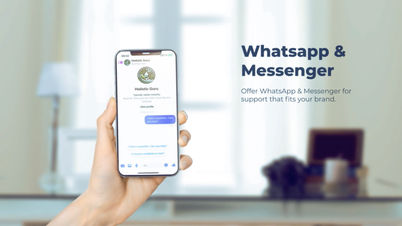 WhatsApp & Messenger - AI-verkoopassistent voor Shopify
