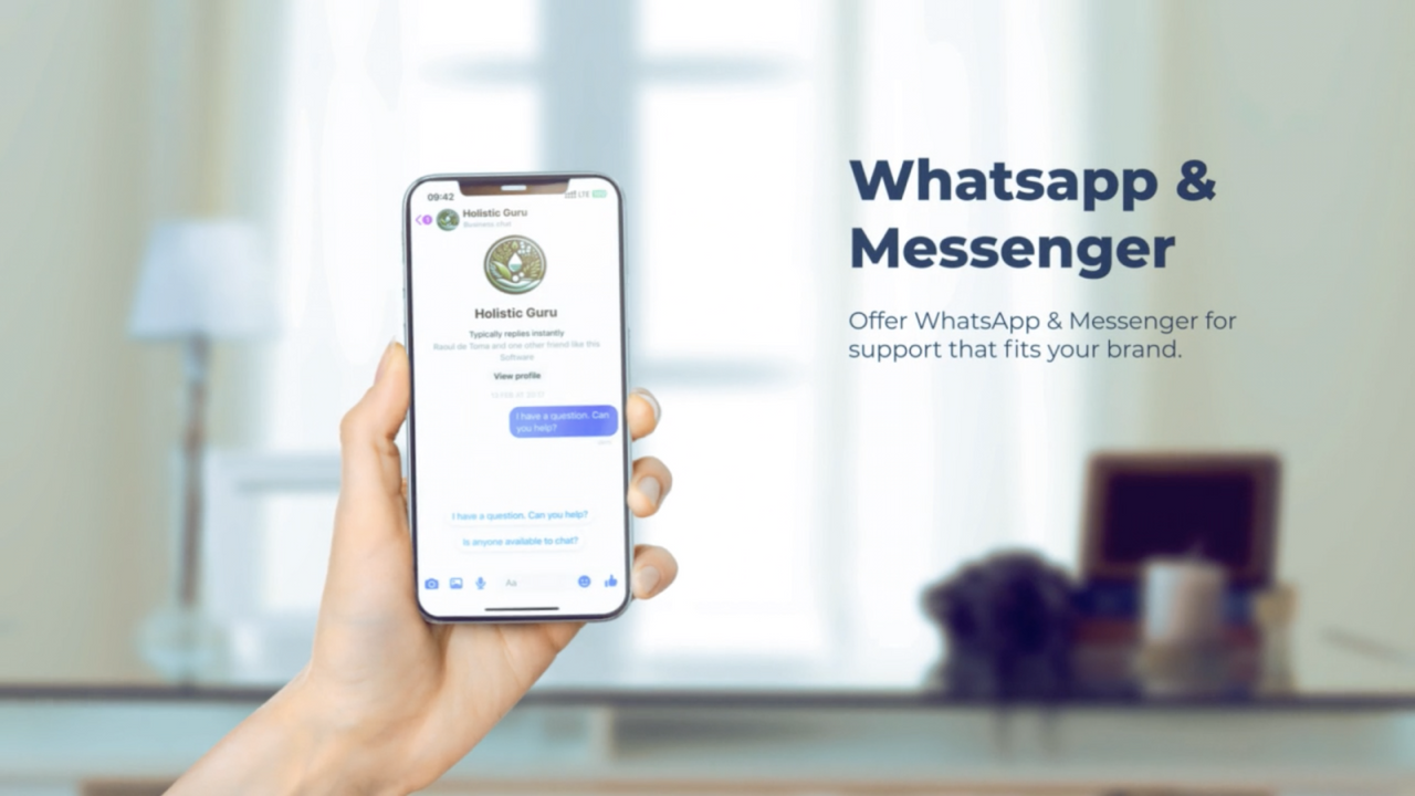 WhatsApp & Messenger - AI Salgsassistent for Shopify