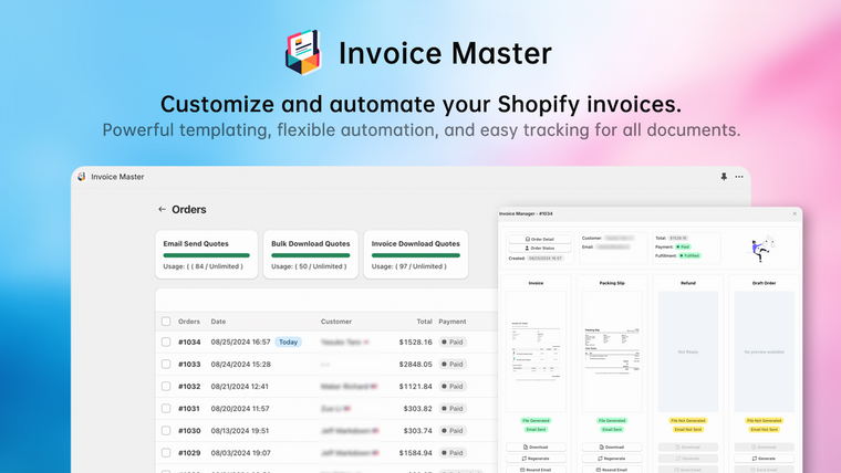 ZOOL: Invoice Master Screenshot