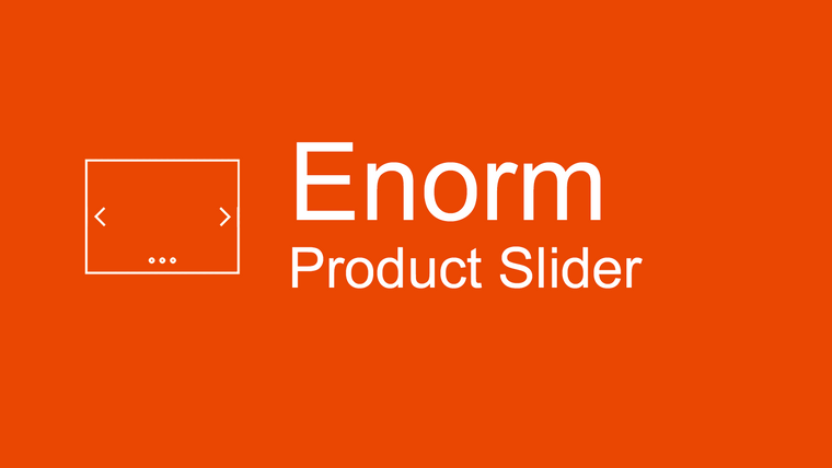 Enorm Product Slider Screenshot