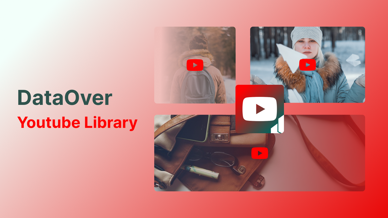 DataOver YouTube Library Screenshot