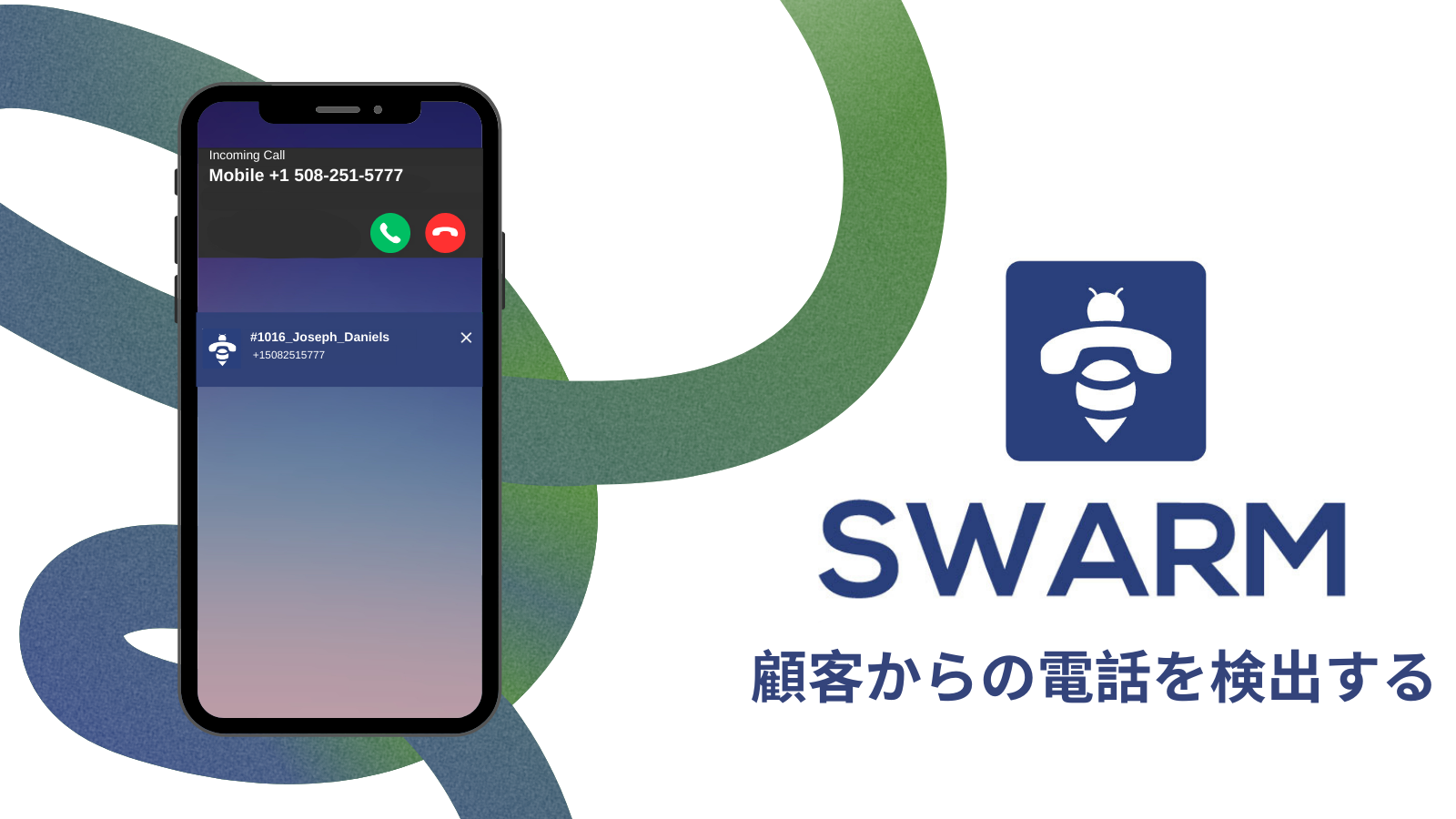 Swarm - 顧客からの電話を検出