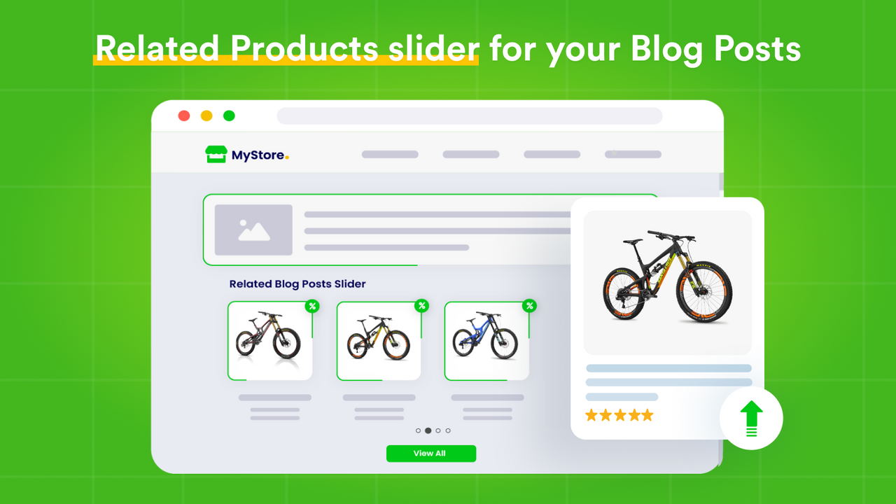 Add relative products to you Blog post