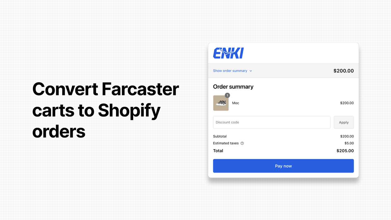 创建 Shopify 订单