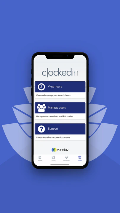 ClockedIn管理员的移动视图