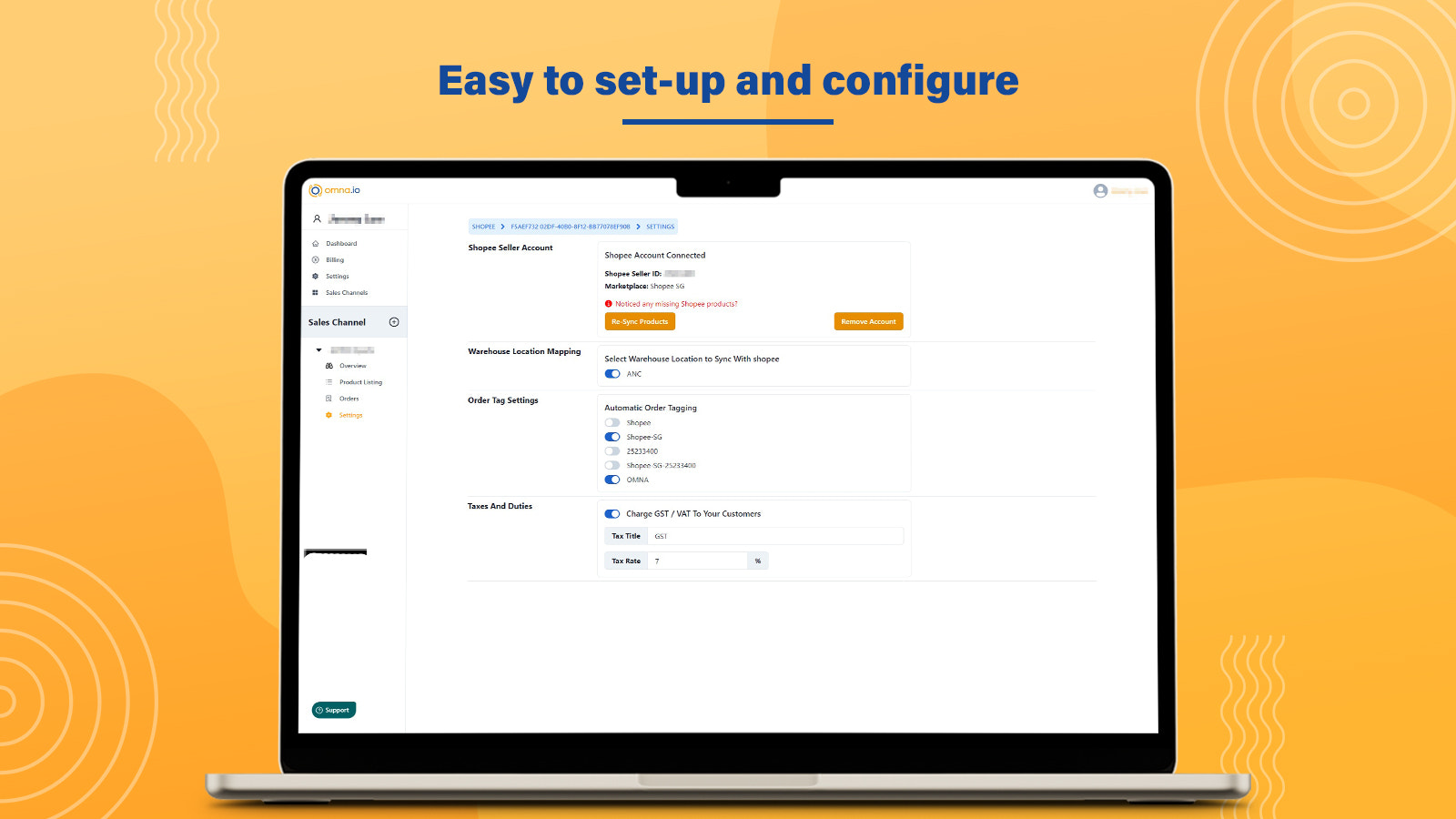 Easy to set-up and configure