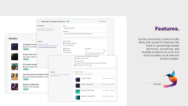 SellerBIRD Bundles Screenshot