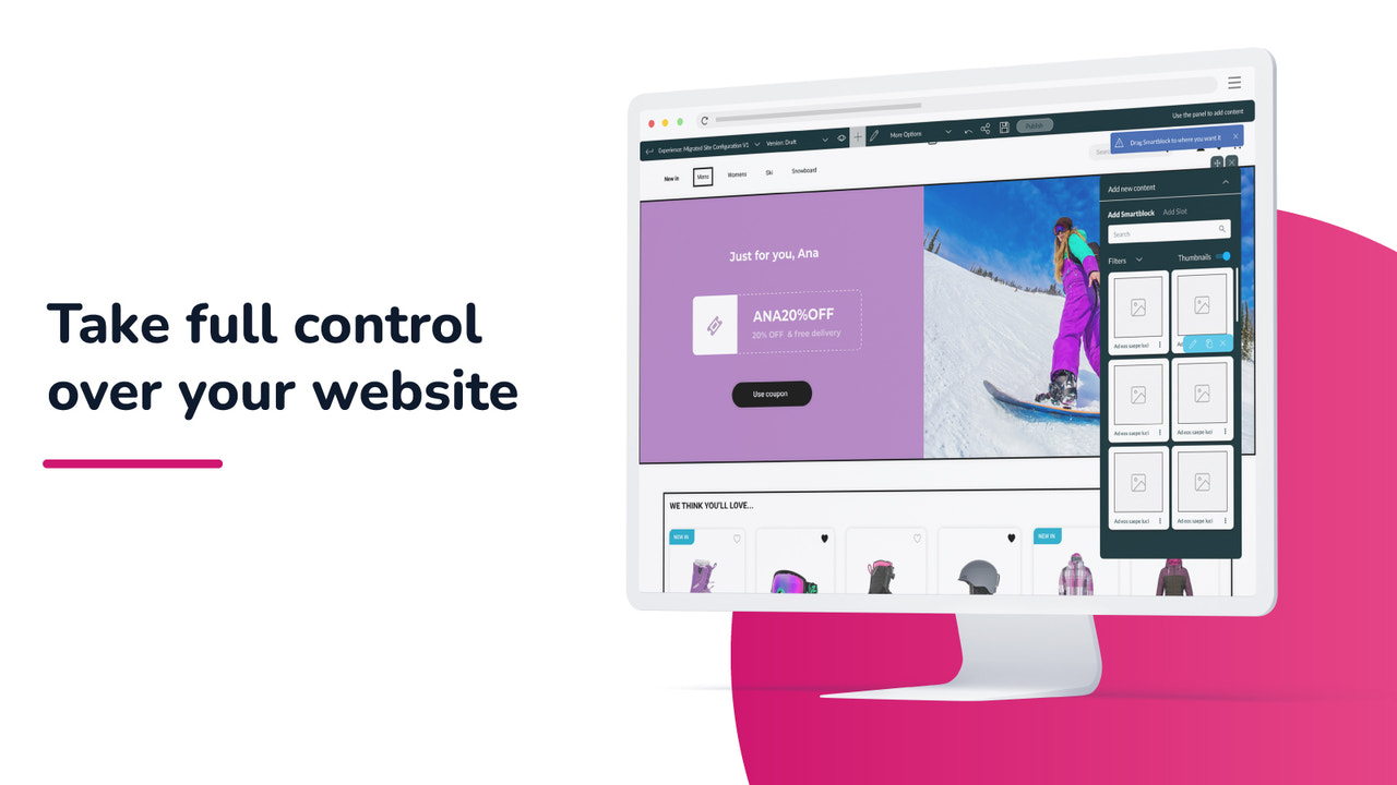 Tome el control total de su sitio web