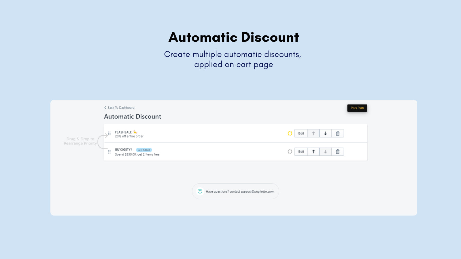 KartDiscount ‑ Coupon on Cart Screenshot