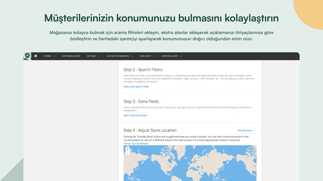 Müşterilerinizin konumunuzu bulmasını kolaylaştırın