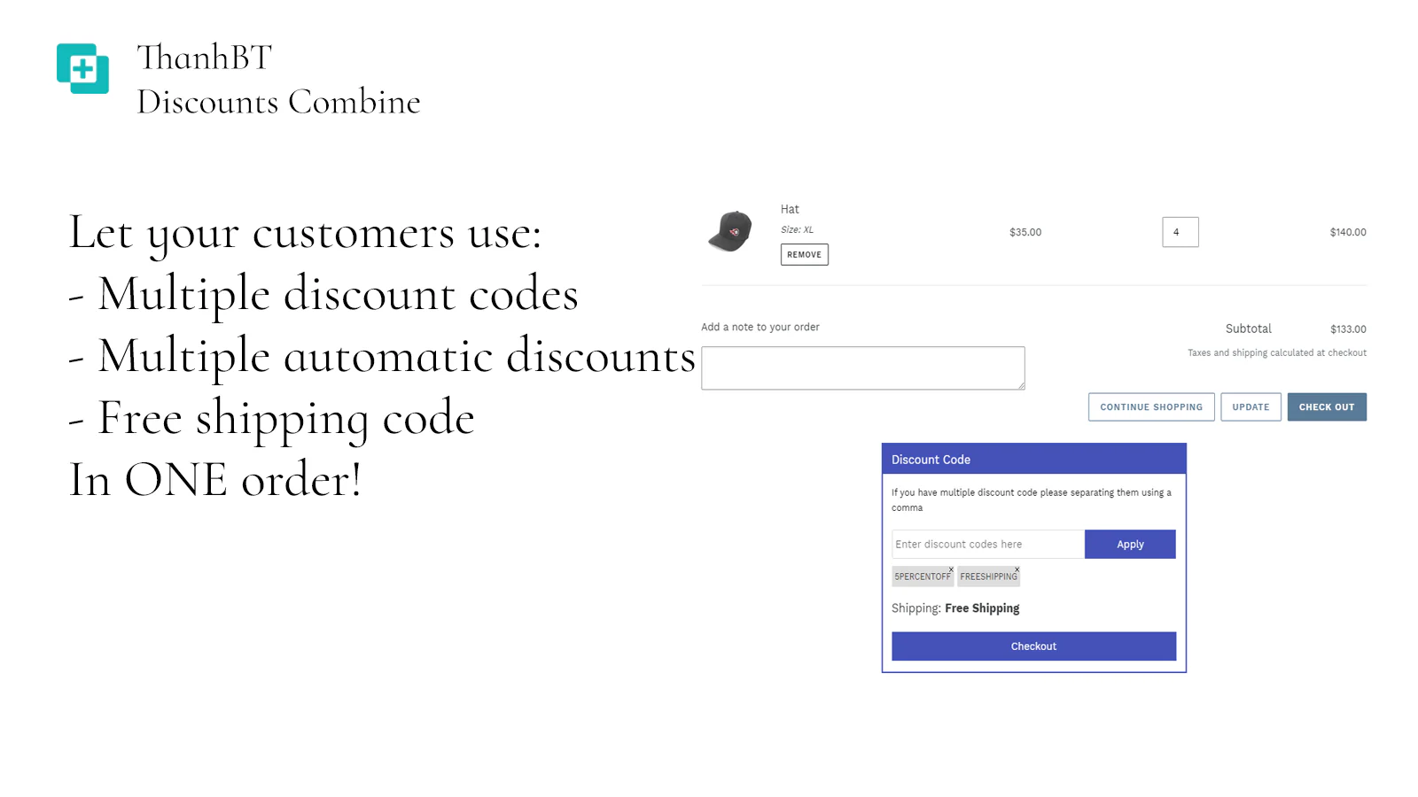 How to Combine & Stack Multiple Discount Codes on Shopify