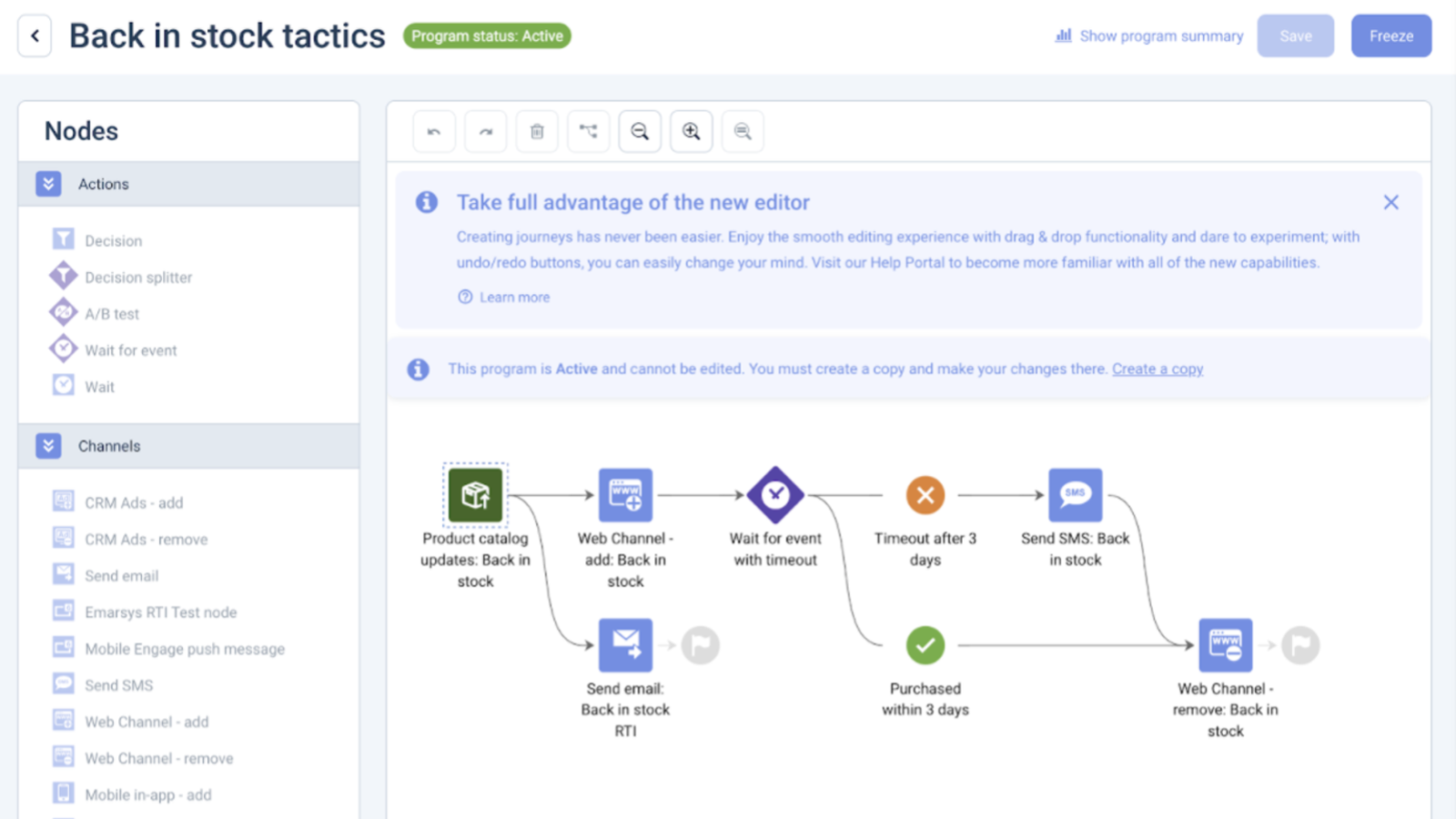 Back-in-stock Taktik Automation Flow