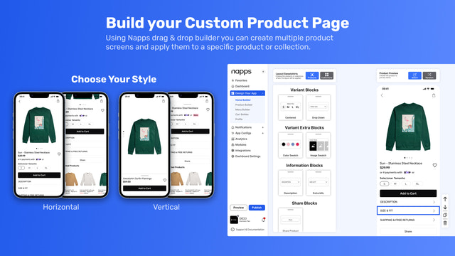 Customize your App Product Screen 