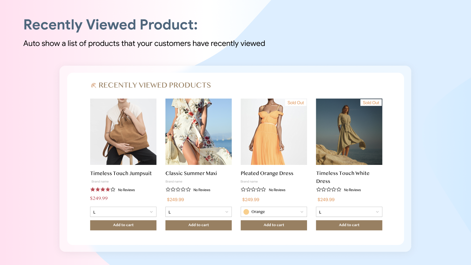 Recommended Product – Salesup Screenshot