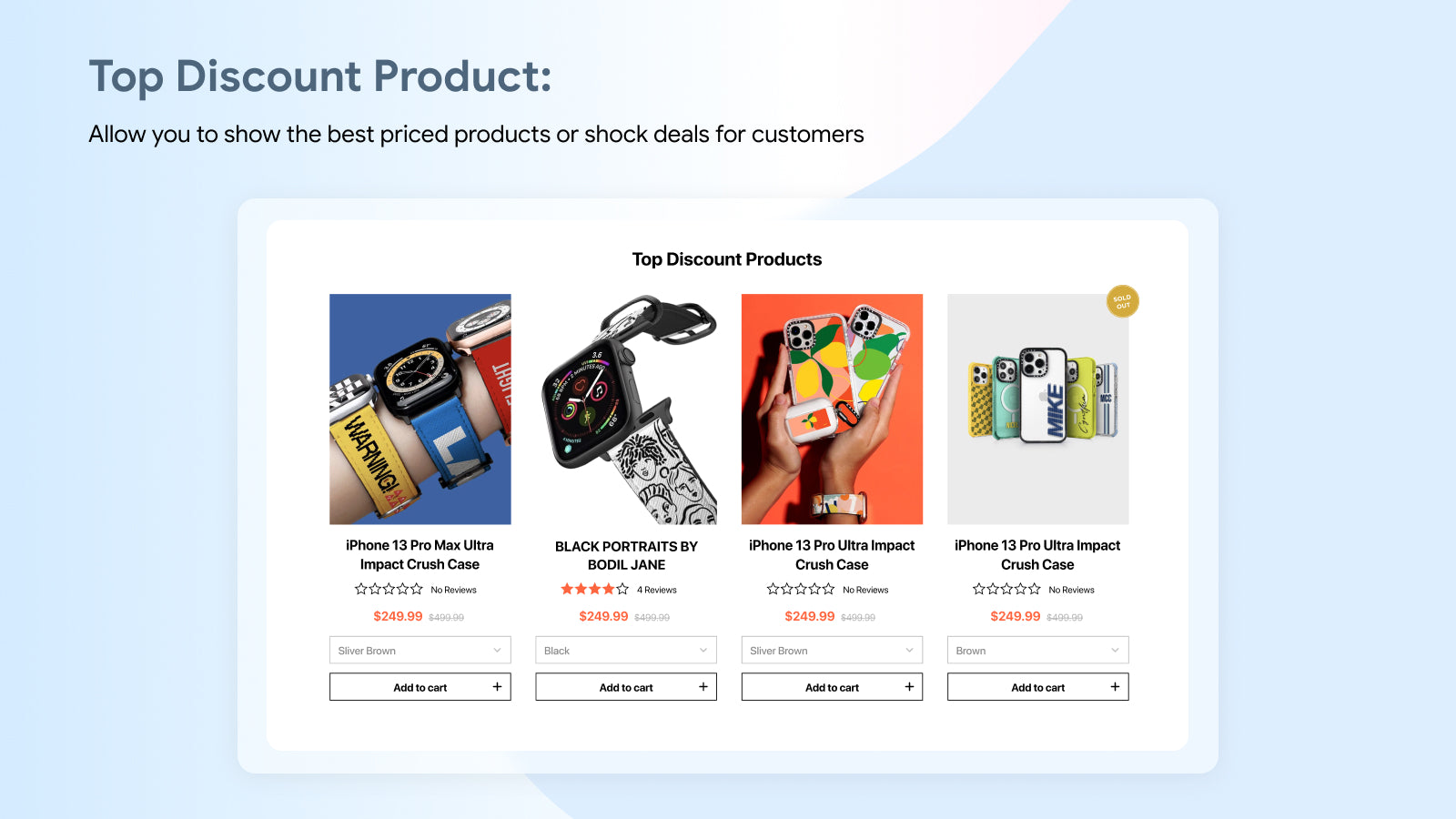 Recommended Product – Salesup Screenshot