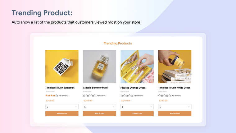 Recommended Product – Salesup Screenshot