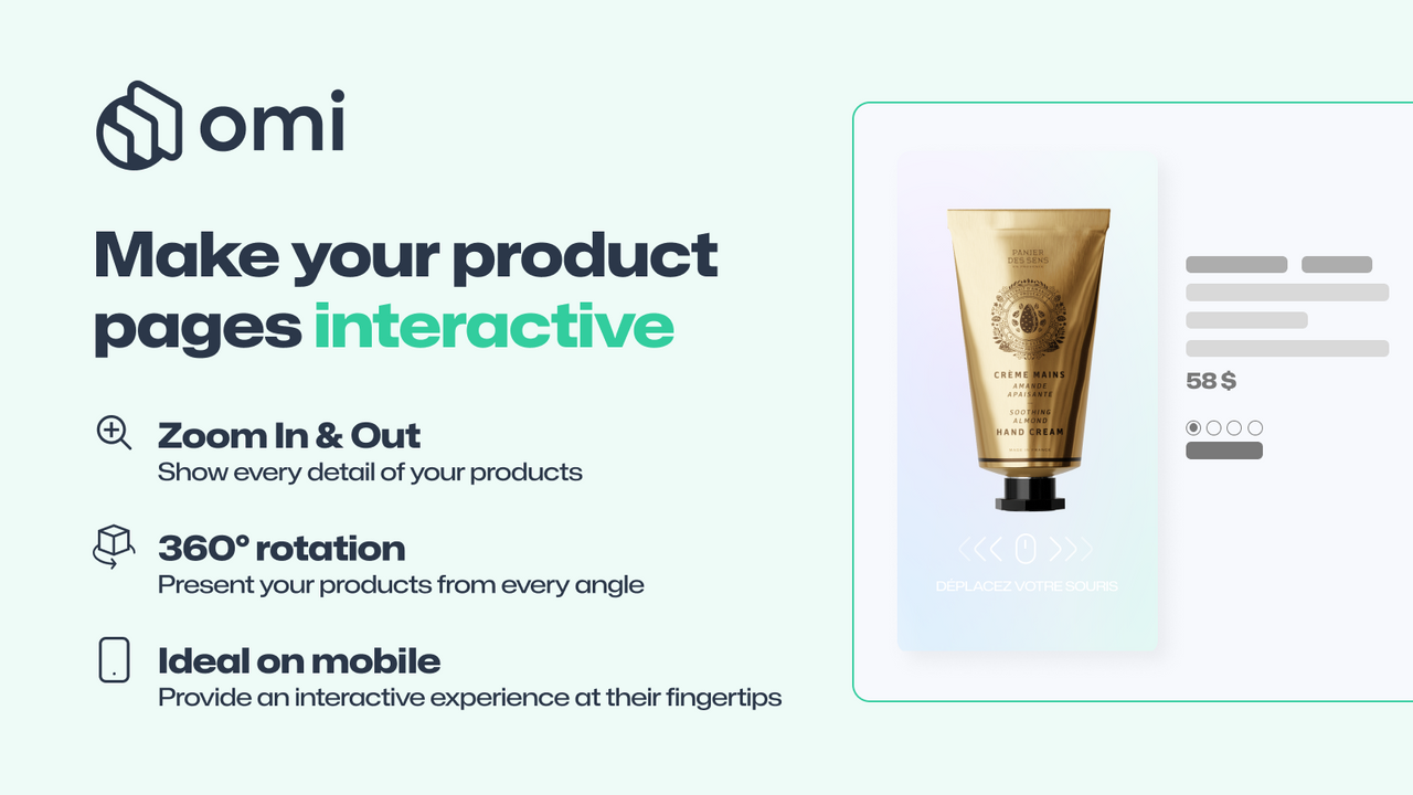 Make your product listings interactive with Omi