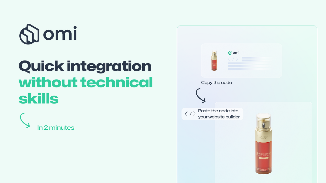 Integración rápida sin habilidades técnicas con Omi