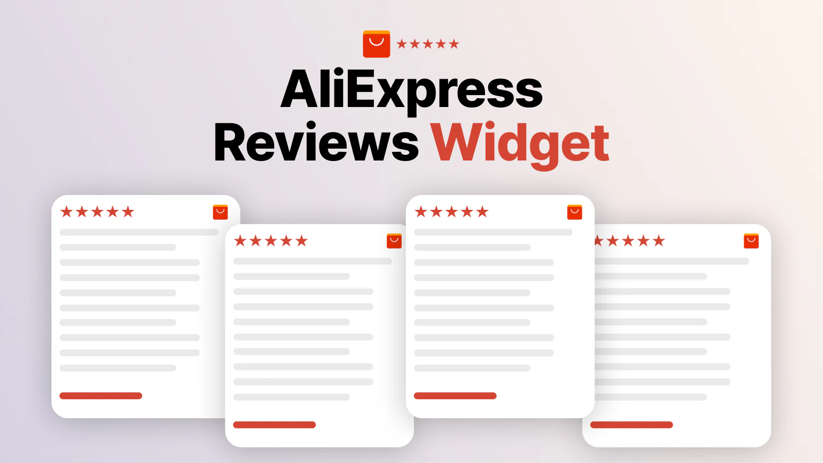 Widget de reseñas de Aliexpress