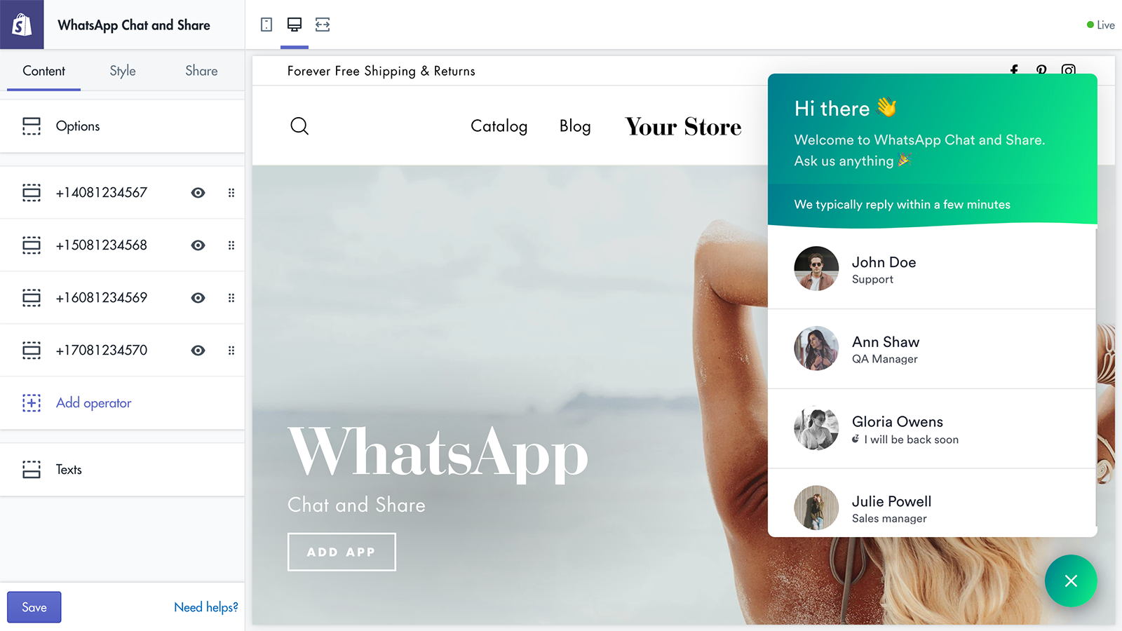 WhatsApp Chat, Telegram & MORE