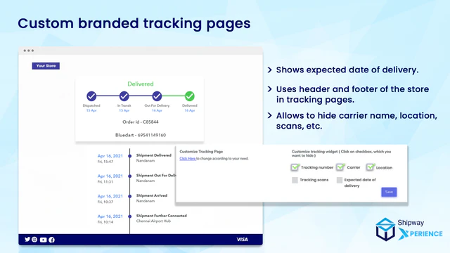 Branded Tracking & Order Lookups