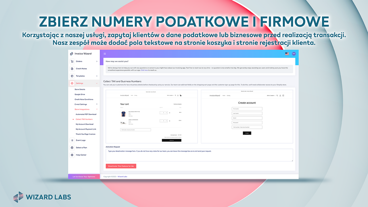 Uzyskaj numer podatkowy/firmowy