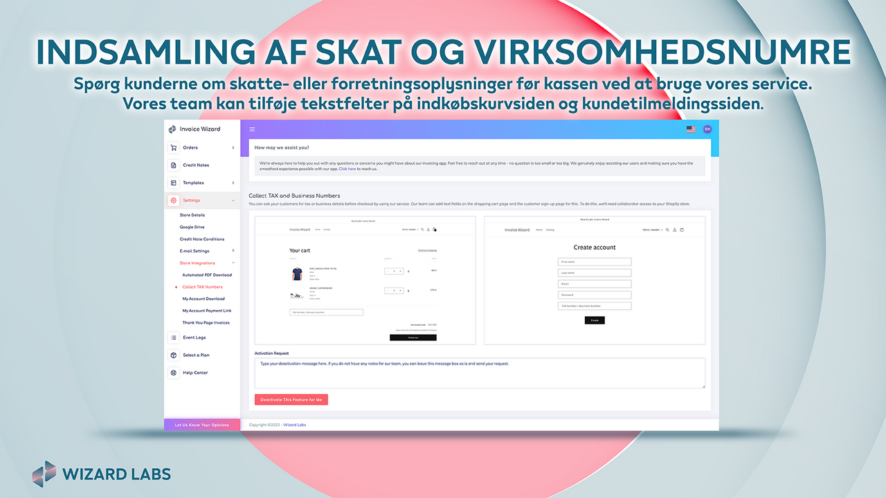 Få skatte-/virksomhedsnummer