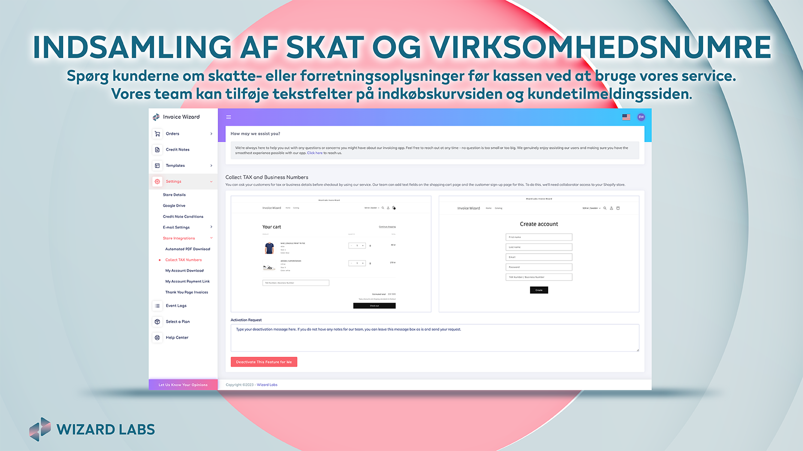 Få skatte-/virksomhedsnummer