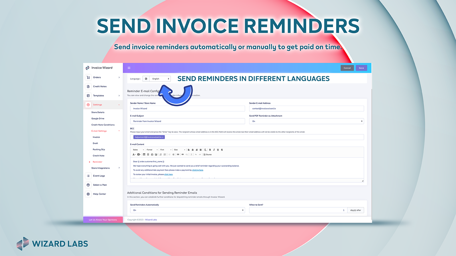 Wizard Labs: Invoice Wizard Screenshot