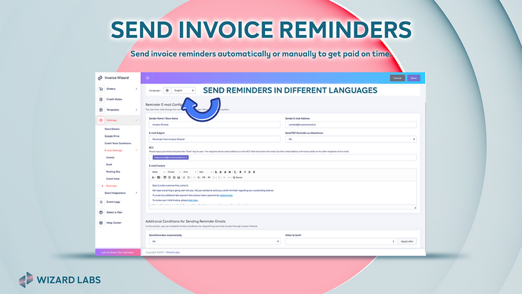 Wizard Labs: Invoice Wizard Screenshot