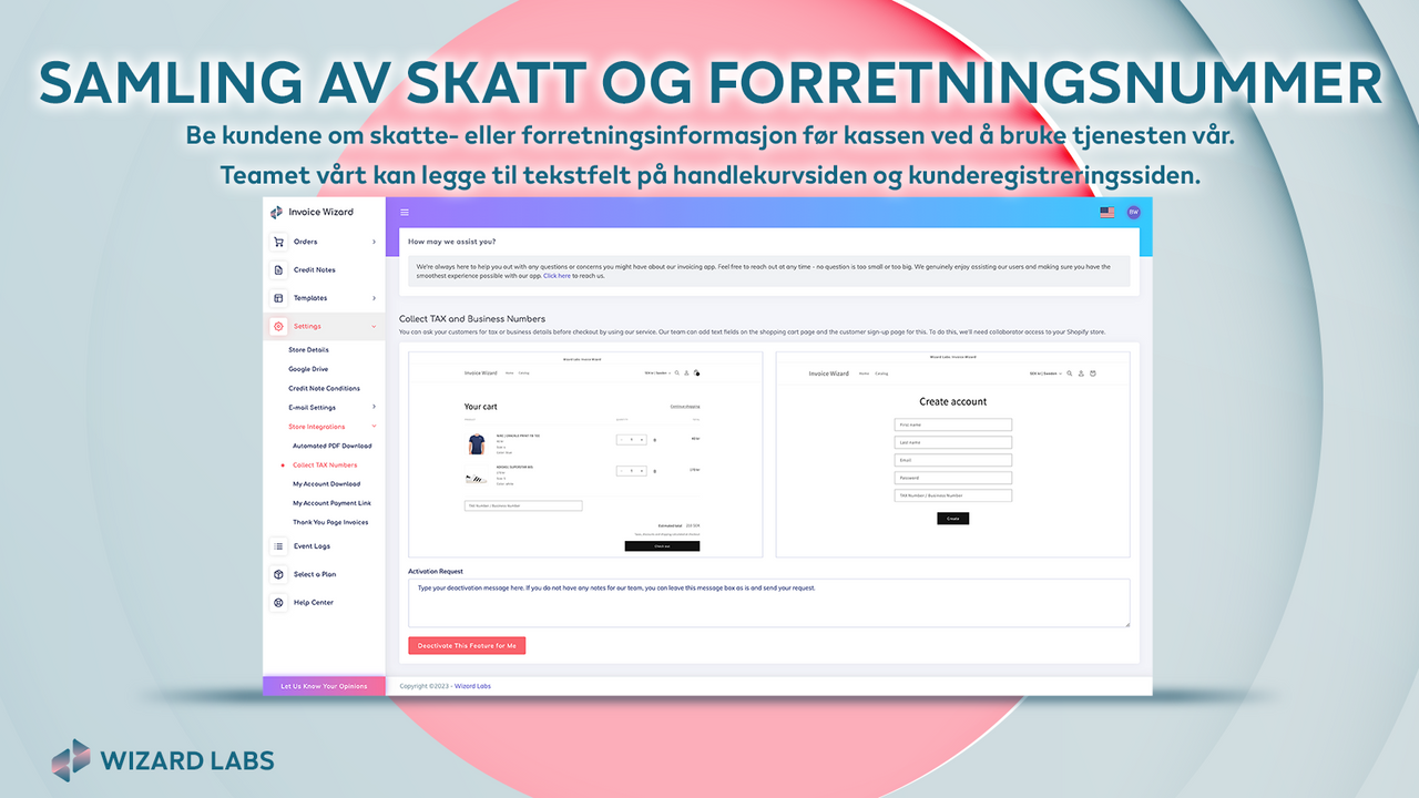 Skaff skatte-/foretaksnummer