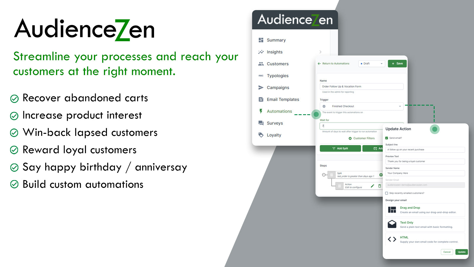 AudienceZen Customer Insights Screenshot