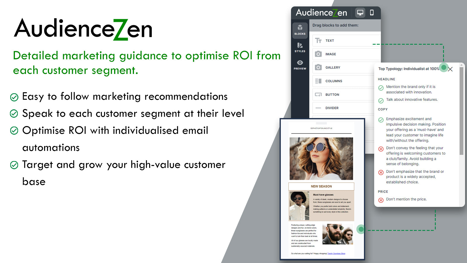 AudienceZen Customer Insights Screenshot