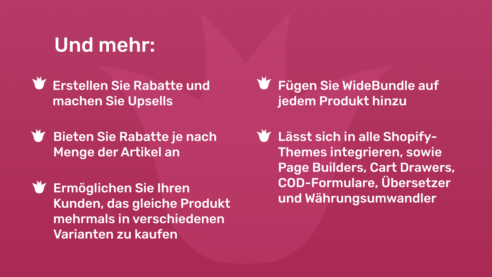 WideBundle, ändern Sie das App-Design an Ihren Varianten.