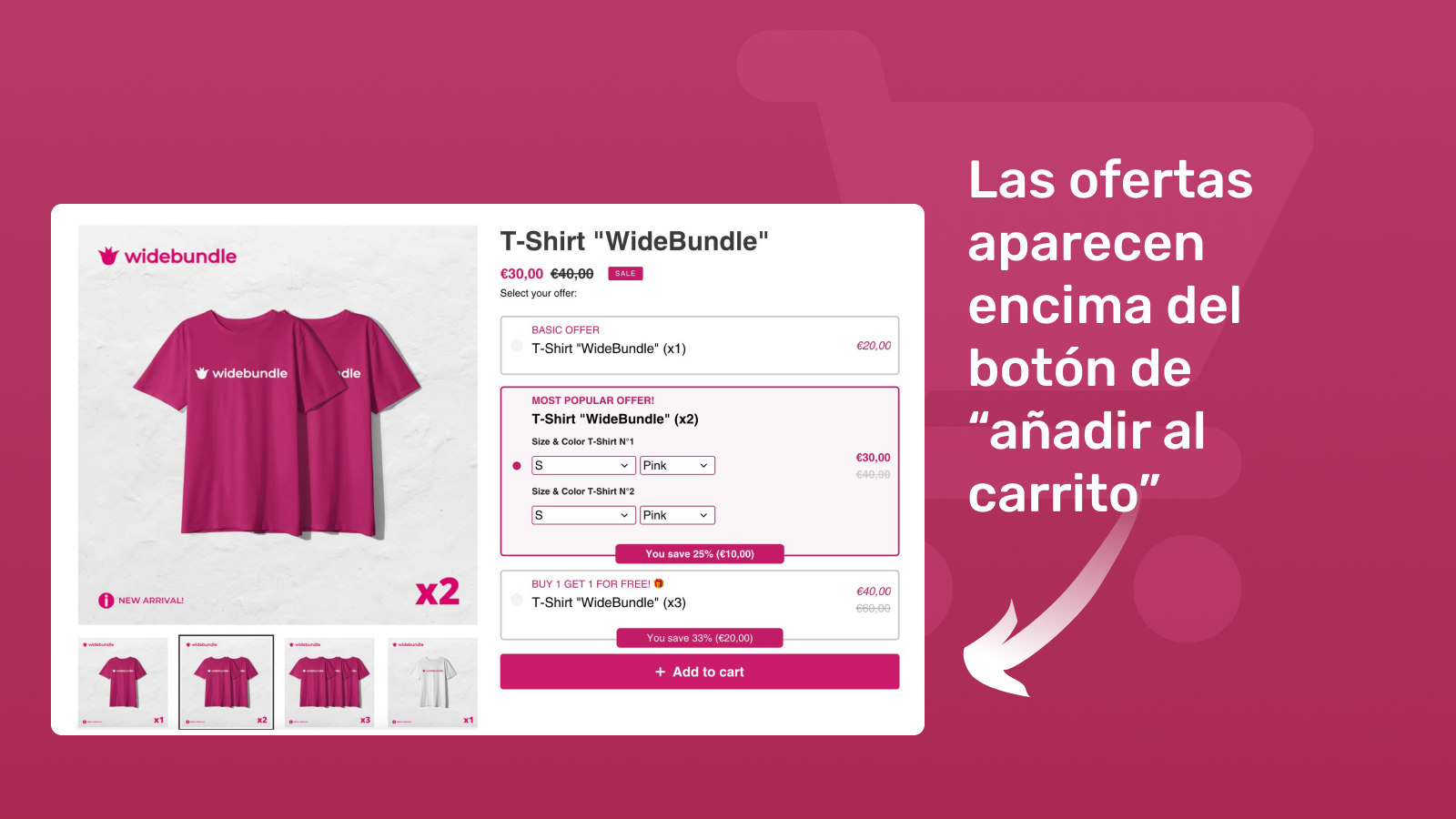 Puedes personalizar todo para que se ajuste al estilo de tu shop