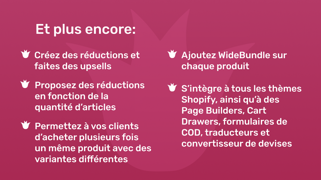 WideBundle, changez le design de l'app sur vos variantes.