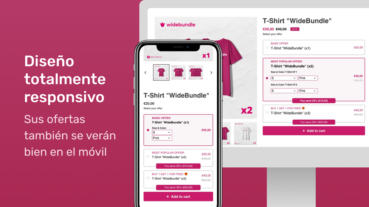 WideBundle, crea rebajas automáticos en los productos