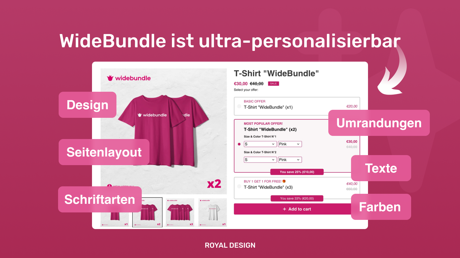 WideBundle, erhöhen Sie Ihren durchschnittlichen Warenkorb